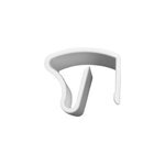 3 supports de fixation pour store venitien blanc