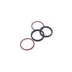 5 joints pour pi�ces interne robinetterie toriques n 11 noyon & thiebault noir et rouge
