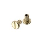 4 crous borgnes laiton m6 15 mm x l. 17 mm