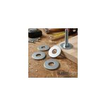 4 rondelles plates larges diall acier zingu� �12 mm