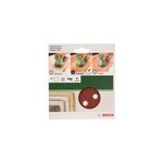 5 disques abrasifs bosch velcro 125 mm grain 80