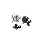 50 fixations plaque acier graphite - sedpa france