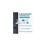 6 recharges de 500g universelles pour absorbeur d'humidit� starwax