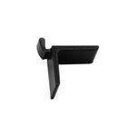 8 taquets pour étagère en aluminium noir 8 taquets pour étagère en aluminium noir