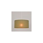 Abat - jour cylindre 38cm coton vert kaki corep Abat - jour cylindre 38cm coton vert kaki corep