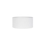 Abat - jour cylindre en coton boucl blanc 40cm corep