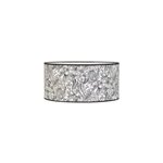 Abat - jour cylindre imprim� feuillage java noir et blanc �40cm corep