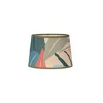 Abat - jour cylindre montara tissu feuillage 20cm corep