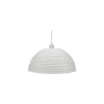 Abat - jour papier anbus 38cm goodhome blanc
