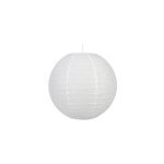 Abat - jour papier raqis 28cm goodhome blanc