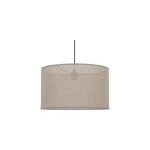 Abat - jour pour suspension en lin beige Ø48cm goodhome bluebill Abat - jour pour suspension en lin beige Ø48cm goodhome bluebill