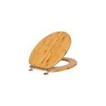 Abattant wc charni�res zinc, d�cor bambou, 5five