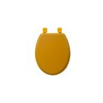 Abattant wc coloris jaune moutarde � fermeture standard, 5five colors