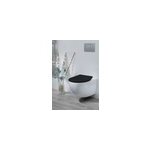 Abattant wc noir mat avec frein de chute dclipsable bemis