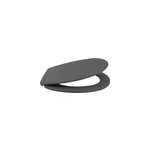 Abattant wc spirella neela en duroplast coloris gris mat