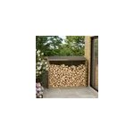 Abri bûches en bois klikstrom losino l. 183 x p. 60 x h. 146 cm Abri bûches en bois klikstrom losino l. 183 x p. 60 x h. 146 cm