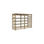 Abri b�ches en bois cerland colombus l. 238 x p. 82 xh. 174 cm