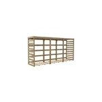 Abri b�ches en bois cerland colombus l. 356 x p. 82 xh. 174 cm