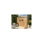 Abri de jardin en bois zo� 3 autoclave white wood simple vitrage surface ext�rieure totale 7m�
