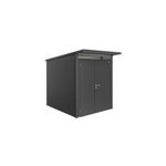 Abri de jardin mtal biohort avantgarde a2 gris fonc double porte surface totale 4. 59 m
