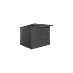 Abri de jardin mtal biohort avantgarde a6 gris fonc double porte surface totale 6. 76 m