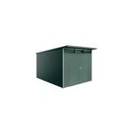 Abri de jardin mtal biohort avantgarde a8 gris quartz double porte surface totale 9. 88 m