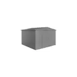 Abri de jardin mtal biohort europa t7 gris quartz surface totale 9. 48 m