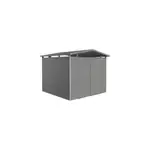 Abri de jardin double porte biohort panorama p4 en métal coloris gris quartz métallique ép. 0, 53 mm ... Abri de jardin double porte biohort panorama p4 en métal coloris gris quartz métallique ép. 0, 53 mm ...