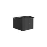 Abri de jardin double porte biohort panorama p5 en mtal coloris gris fonc mtallique p. 0, 53 mm surface ...