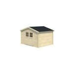 Abri de jardin goodhome belaïa bois naturel surface ép. 28 mm totale 11. 1m² Abri de jardin goodhome belaïa bois naturel surface ép. 28 mm totale 11. 1m²