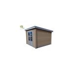 Abri de jardin green outside en bois composite p. 28mm 7, 4m