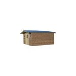 Abri de jardin habrita thermabri en bois coloris naturel ép. 28 mm surface extérieure 24, 30 m² Abri de jardin habrita thermabri en bois coloris naturel ép. 28 mm surface extérieure 24, 30 m²