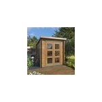 Abri de jardin klikstrom belaïa bois traité autoclave marron ép. 28 mm toiture monopente surface totale ... Abri de jardin klikstrom belaïa bois traité autoclave marron ép. 28 mm toiture monopente surface totale ...