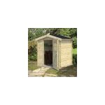 Abri de jardin klikstrom mokau bois coloris naturel �p. 19 mm surface totale 3, 46m�