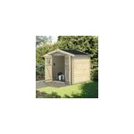 Abri de jardin klikstrom mokau bois coloris naturel �p. 19 mm surface totale 5, 3m�