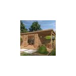 Abri de jardin klikstrom taman bois traité autoclave marron ép. 34 mm toiture monopente surface totale ... Abri de jardin klikstrom taman bois traité autoclave marron ép. 34 mm toiture monopente surface totale ...