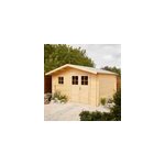 Abri de jardin klikstrom taman bois naturel �p. 34 mm surface totale 16. 5m�