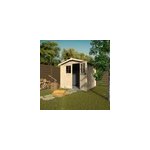 Abri de jardin milo bois naturel ép. 19 mm surface totale 5, 62m² Abri de jardin milo bois naturel ép. 19 mm surface totale 5, 62m²