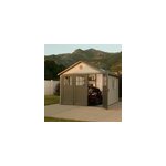 Abri de jardin rsine lifetime 60187 double pentes 11, 22m