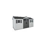 Abri de jardin rsine lifetime 60406 double pentes 11, 04m