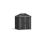 Abri de jardin rubicon canopia 152x175 cm aluminium et polycarbonate