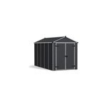 Abri de jardin rubicon polycarbonate gris fonc� surface totale 7m�