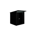 Abri de jardin mtal biohort avantgarde a1 gris fonc simple porte surface totale 3. 96 m
