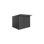 Abri de jardin mtal biohort avantgarde a6 gris fonc simple porte surface totale 6. 76 m