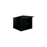 Abri de jardin mtal biohort avantgarde a7 gris fonc simple porte surface totale 7. 8 m