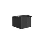 Abri de jardin simple porte biohort panorama p5 en mtal coloris gris fonc mtallique p. 0, 53 mm surface ...