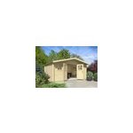 Abri de jardin taman bois naturel �p. 34 mm surface totale 20. 9m�