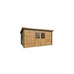 Abri de jardin white wood lola ; 2 ; bois traité autoclave marron ép. 28mm surface totale 13, 7m² Abri de jardin white wood lola ; 2 ; bois traité autoclave marron ép. 28mm surface totale 13, 7m²