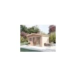 Abri / studio de jardin oyonnax en bois douglas ép. 55mm surface totale 25. 2m² Abri / studio de jardin oyonnax en bois douglas ép. 55mm surface totale 25. 2m²