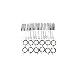 Accessoires de fixation  rideaux goodhome athenes argent
